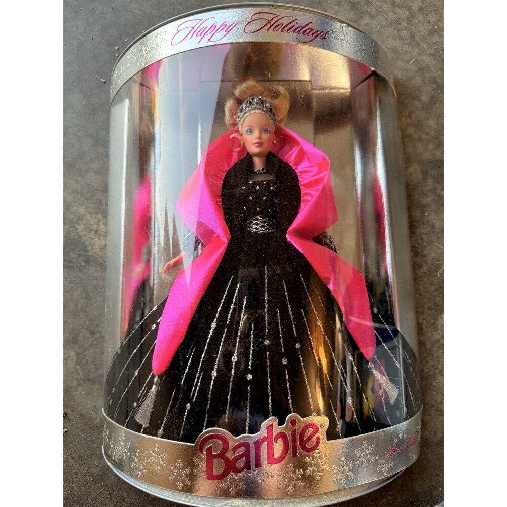 Vintage 1998 Barbie Doll Happy Holidays Special Edition Mattel Doll Never Opened